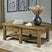 Tampa Furniture Outlet - Ashley Furniture - Vandenmore Coffee Table - Rectangular Cocktail Table / Medium Brown - T539-1