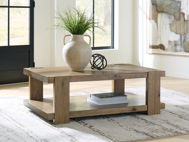 Tampa Furniture Outlet - Ashley Furniture - Flangren Coffee Table - Rectangular Cocktail Table - T553-1
