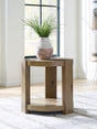 Tampa Furniture Outlet - Ashley Furniture - Flangren End Table - Round End Table - T553-6