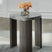 Tampa Furniture Outlet - Ashley Furniture - Surmour End Table - Triangle End Table / Gray/Brown - T600-6