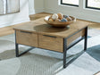 Tampa Furniture Outlet - Ashley Furniture - Montia Lift-Top Coffee Table - Lift Top Cocktail Table - T602-00