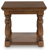 Tampa Furniture Outlet - Ashley Furniture - Sturlayne End Table - Rectangular End Table / Brown - T609-3