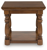 Tampa Furniture Outlet - Ashley Furniture - Sturlayne End Table - Rectangular End Table / Brown - T609-3