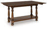 Tampa Furniture Outlet - Ashley Furniture - Sturlayne Flip Top Sofa Table - Flip Top Sofa Table / Brown - T609-4