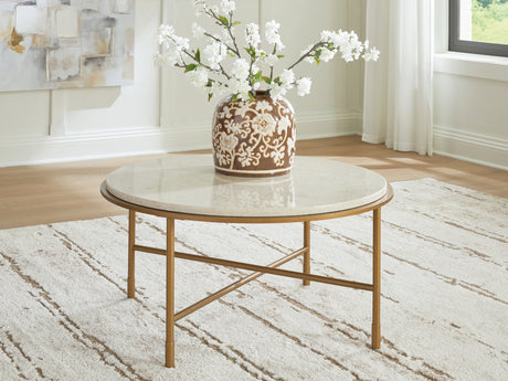 Tampa Furniture Outlet - Ashley Furniture - Alben Coffee Table - Round Cocktail Table - T643-8