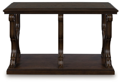 Tampa Furniture Outlet - Ashley Furniture - Maylee Sofa Table - Sofa Table / Dark Brown - T647-4