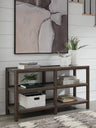 Tampa Furniture Outlet - Ashley Furniture - Kallenny Sofa Table - Sofa Table / Brown/Gray - T669-4