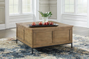 Tampa Furniture Outlet - Ashley Furniture - Torlanta Lift-Top Coffee Table - Lift Top Cocktail Table / Brown - T686-9