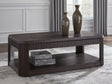 Tampa Furniture Outlet - Ashley Furniture - Carlibrie Lift-Top Coffee Table - Lift Top Cocktail Table / Warm Brown - T700-9