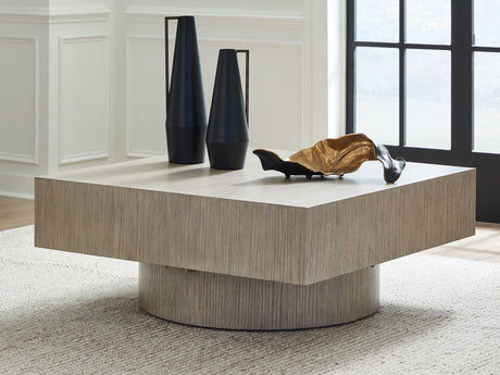 Tampa Furniture Outlet - Ashley Furniture - Jorielyn Coffee Table - Square Cocktail Table / Light Grayish Brown - T712-8