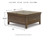 Moriville Lift-Top Coffee Table - Tampa Furniture Outlet