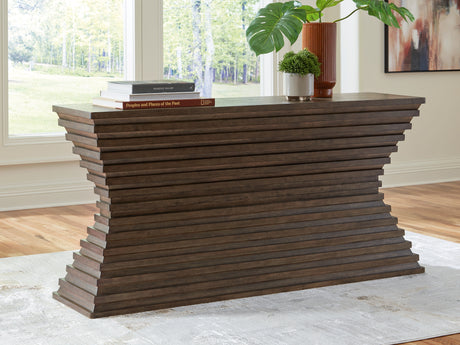 Tampa Furniture Outlet - Ashley Furniture - Hannodream Sofa Table - Sofa Table / Warm Brown - T821-4