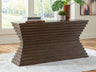 Tampa Furniture Outlet - Ashley Furniture - Hannodream Sofa Table - Sofa Table / Warm Brown - T821-4
