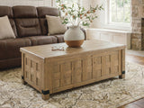 Tampa Furniture Outlet - Ashley Furniture - Ridgester Lift-Top Coffee Table - Lift Top Cocktail Table - T858-9