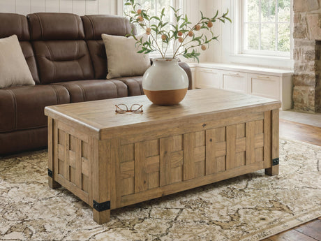 Tampa Furniture Outlet - Ashley Furniture - Ridgester Lift-Top Coffee Table - Lift Top Cocktail Table - T858-9