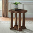 Tampa Furniture Outlet - Ashley Furniture - Rustic Plains End Table - Round End Table - T877-6
