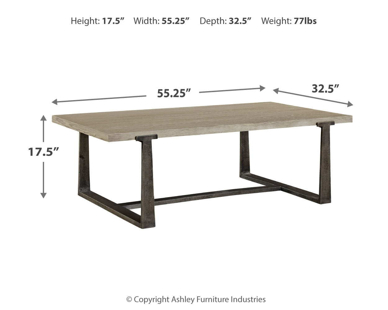 Dalenville Coffee Table - Tampa Furniture Outlet