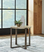 Tampa Furniture Outlet - Ashley Furniture - Dalenville End Table - Round End Table / Gray - T965-6