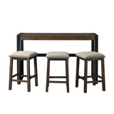 Caesar Occasional Bar Table Single Pack (Table + Three Stools) - Tampa Furniture Outlet