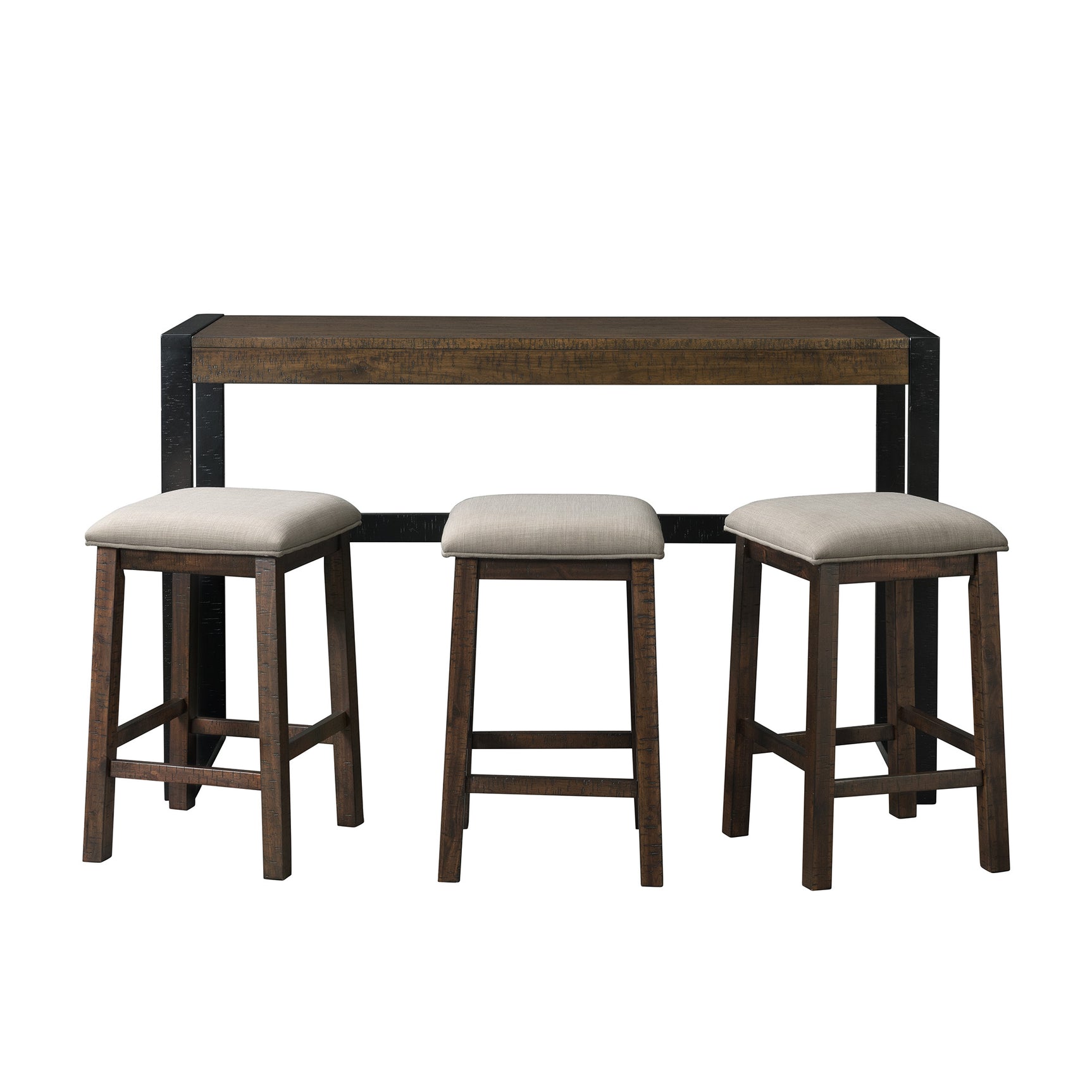 Caesar Occasional Bar Table Single Pack (Table + Three Stools) - Tampa Furniture Outlet