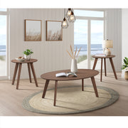 Theo Three Pack Occasional Set with Coffee Table and 2 End Tables in Walnut – SKU T-9160-5-OT | Elements