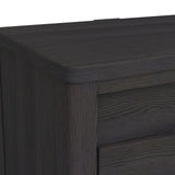 Tobias 2-Drawer Nightstand with USB in Black - Tampa Furniture Outlet