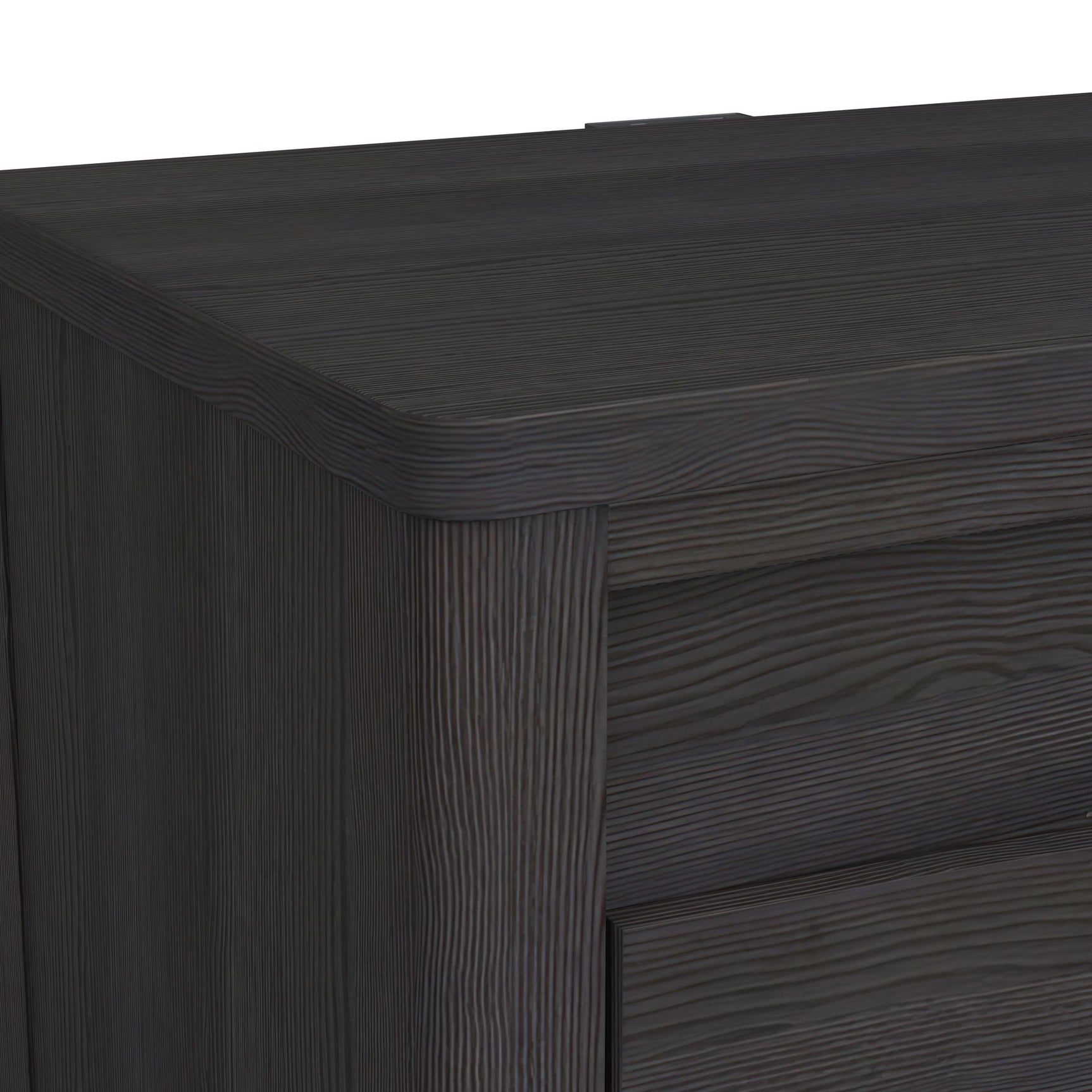 Tobias 2-Drawer Nightstand with USB in Black - Tampa Furniture Outlet