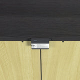 Tobias 2-Drawer Nightstand with USB in Black - Tampa Furniture Outlet