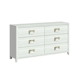 Tobias 6-Drawer Dresser in White - Tampa Furniture Outlet