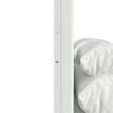 Tobias Queen Bed with LED in White