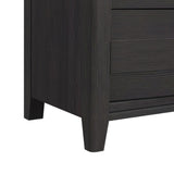Tobias 5-Drawer Chest in Black - Tampa Furniture Outlet