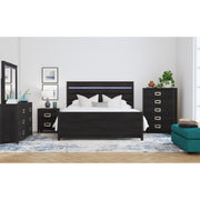 Tobias 5-Drawer Chest in Black – SKU B-15990-8-CH | Elements