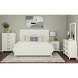 Tobias 2-Drawer Nightstand with USB in White – SKU B-15990-7-NS | Elements