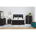 Tobias Queen Bed with LED in Black – SKU B-15990-8-QBL | Elements