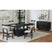 Transcend Counter Table with 20" Leaf in Charcoal – SKU D-12980-3-CT | Elements