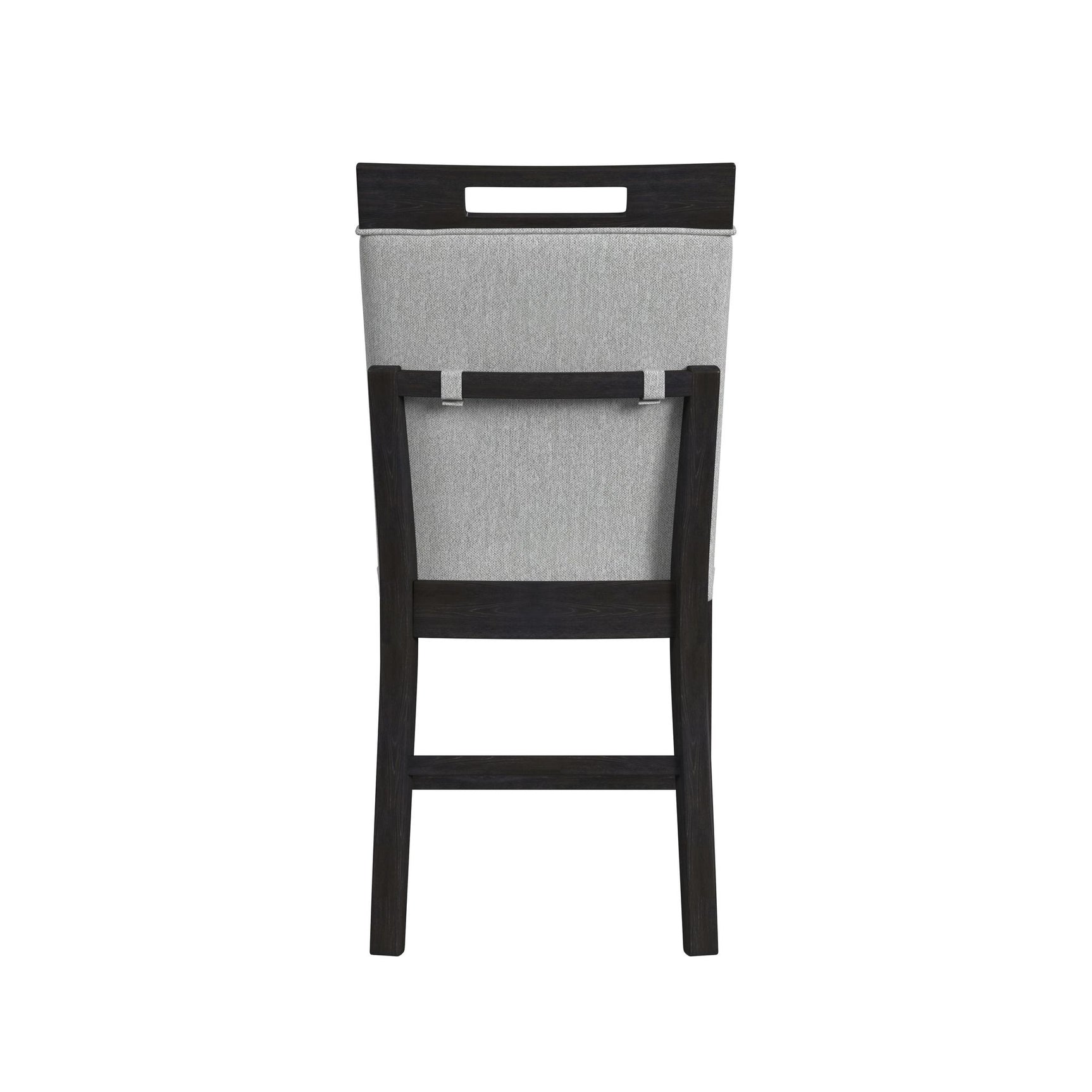 Transcend Counter Side Chair with Light Grey Fabric in Charcoal (2 Per Carton) - Tampa Furniture Outlet