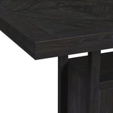 Transcend Counter Table with 20" Leaf in Charcoal - Tampa Furniture Outlet