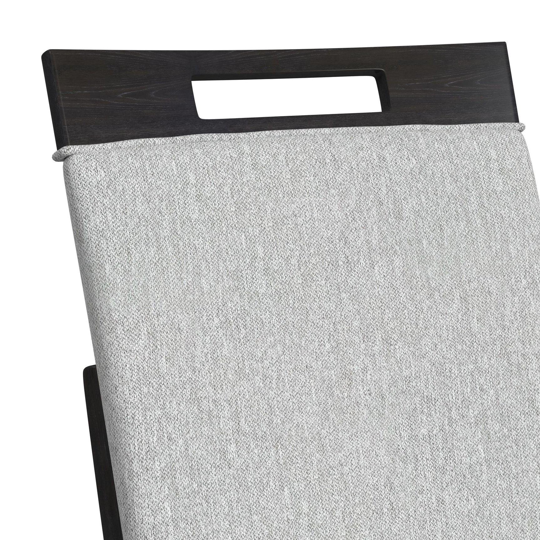 Transcend Dining Side Chair with Light Grey Fabric in Charcoal (2 Per Carton) - Tampa Furniture Outlet
