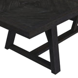 Transcend Dining Table with 22" Leaf in Charcoal - Tampa Furniture Outlet