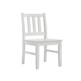 Travis Youth 5PC Dining Set with Table and 4 Chairs in White - Tampa Furniture Outlet