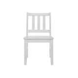 Travis Youth 5PC Dining Set with Table and 4 Chairs in White - Tampa Furniture Outlet