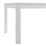 Travis Youth 5PC Dining Set with Table and 4 Chairs in White - Tampa Furniture Outlet