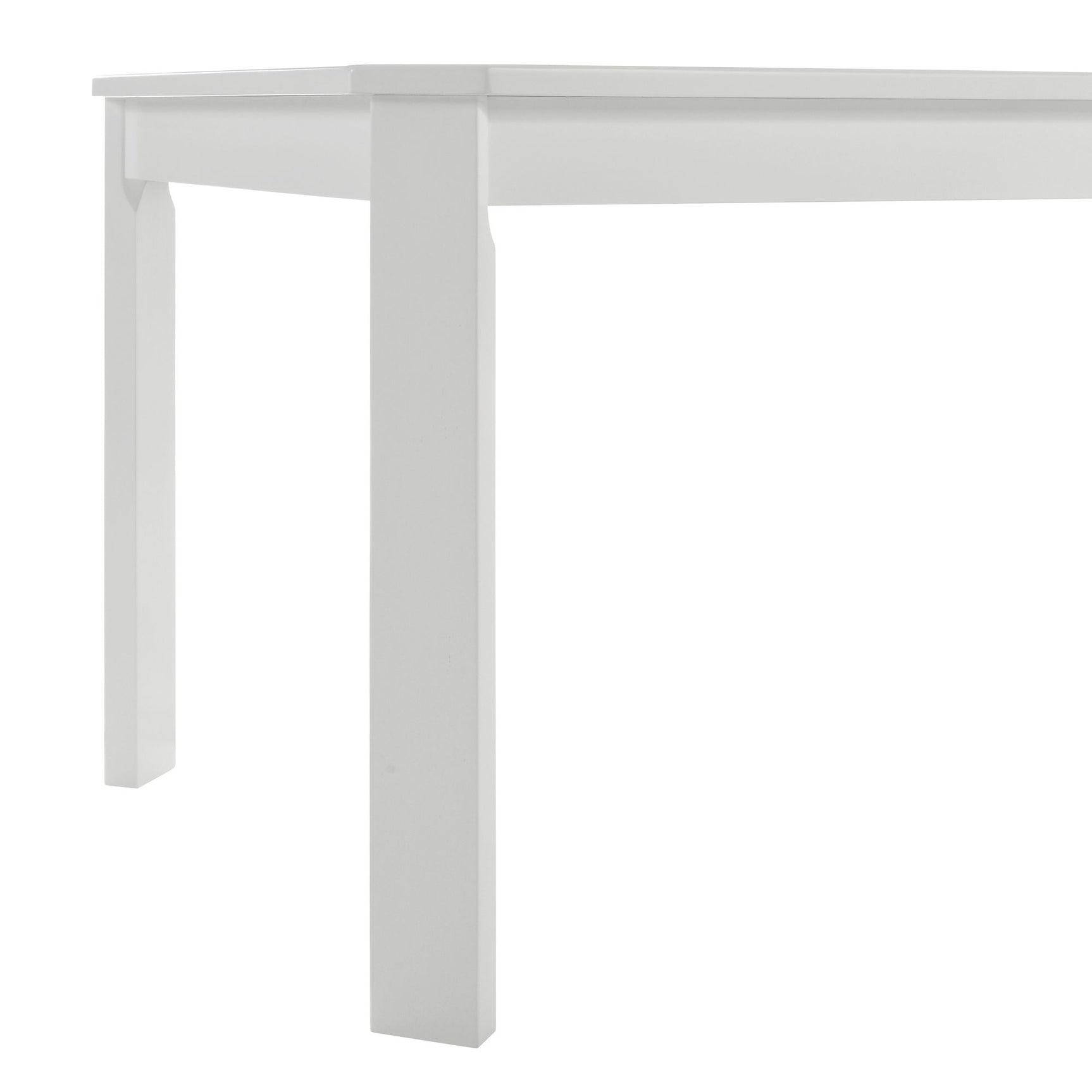 Travis Youth 5PC Dining Set with Table and 4 Chairs in White - Tampa Furniture Outlet
