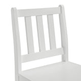 Travis Youth 5PC Dining Set with Table and 4 Chairs in White - Tampa Furniture Outlet