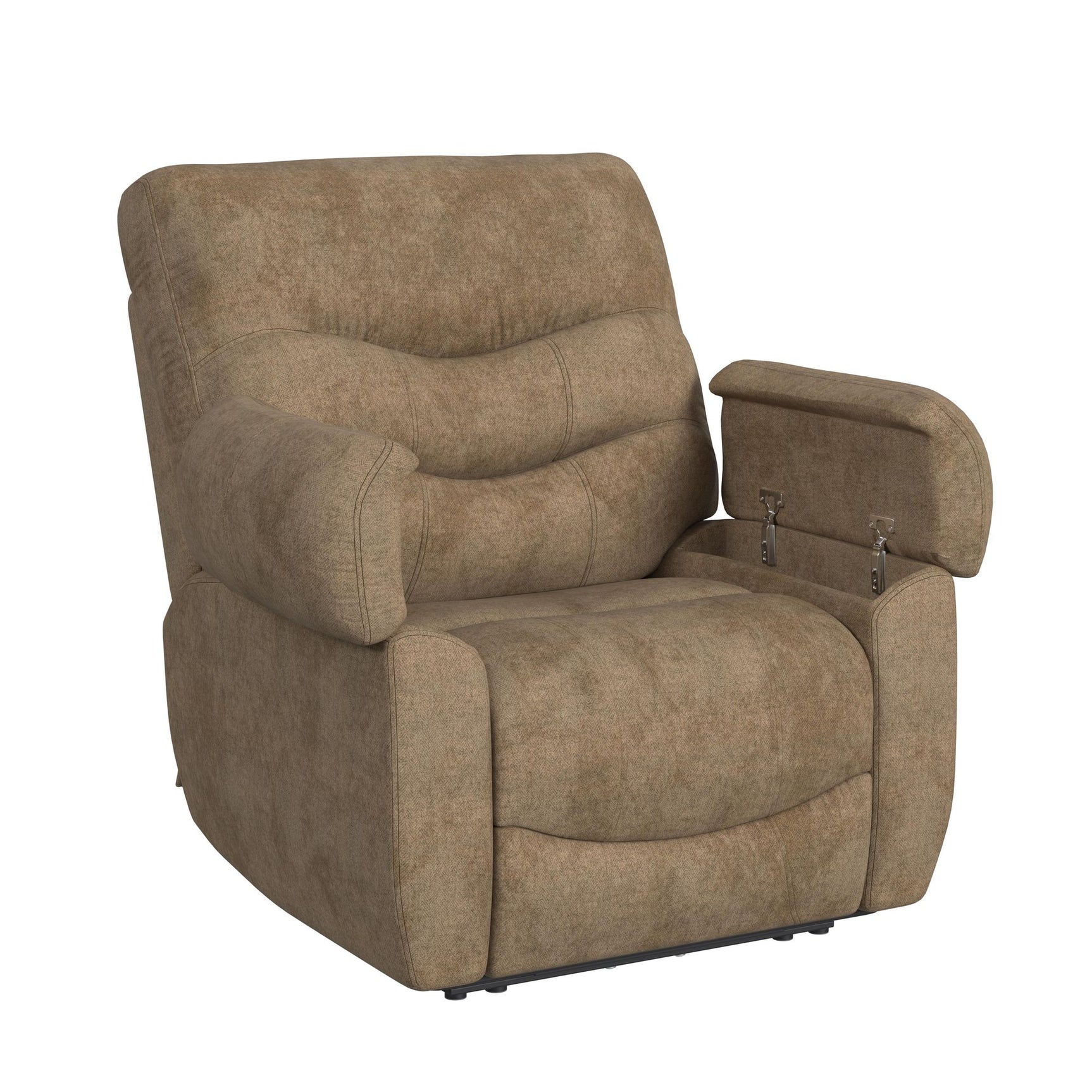Trifecta P3 Recliner W/Heat Massage, zero gravity, memory foam in Sefi Puppy - Tampa Furniture Outlet