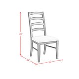 Tulane 6PC Dining Set with Table, 4 Chairs, and Bench in Oak and Black - Tampa Furniture Outlet