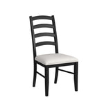 Tulane 6PC Dining Set with Table, 4 Chairs, and Bench in Oak and Black - Tampa Furniture Outlet
