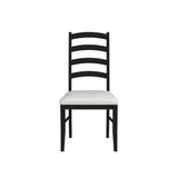 Tulane 6PC Dining Set with Table, 4 Chairs, and Bench in Oak and Black - Tampa Furniture Outlet