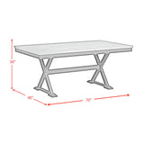Tulane 6PC Dining Set with Table, 4 Chairs, and Bench in Oak and Black - Tampa Furniture Outlet