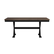 Tulane 6PC Dining Set with Table, 4 Chairs, and Bench in Oak and Black - Tampa Furniture Outlet